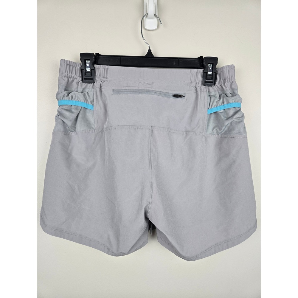 Haimont Womens Running Shorts Gray Liner Zipper Pocket Athletic Size Large - Picture 5 of 11
